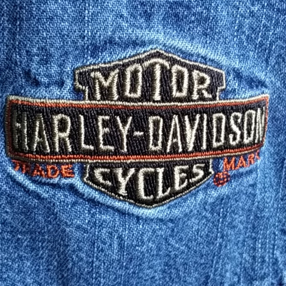 Harley Davidson Denim Shirt - Picture 5 of 12